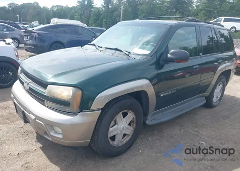2002 Chevrolet Trailblazer Ltz из США, поврежденный, VIN 1GNDT13S622365910